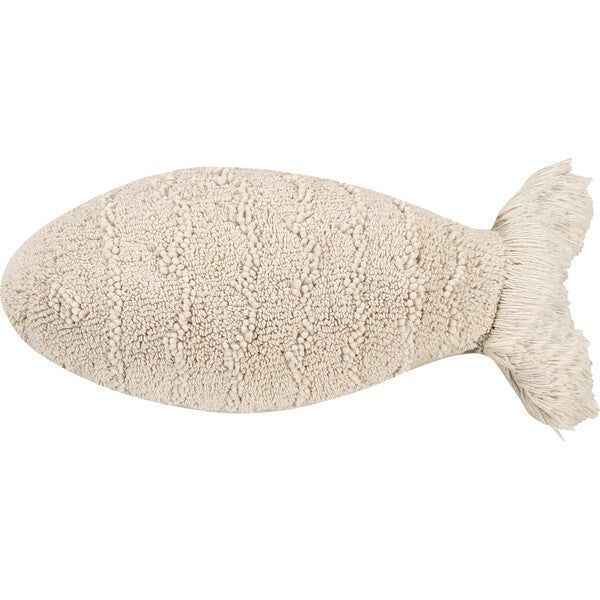 Baby Fish Washable Pillow, Natural - Lorena Canals Decorative Pillows & Throws | Maisonette added by Jessica Durdon