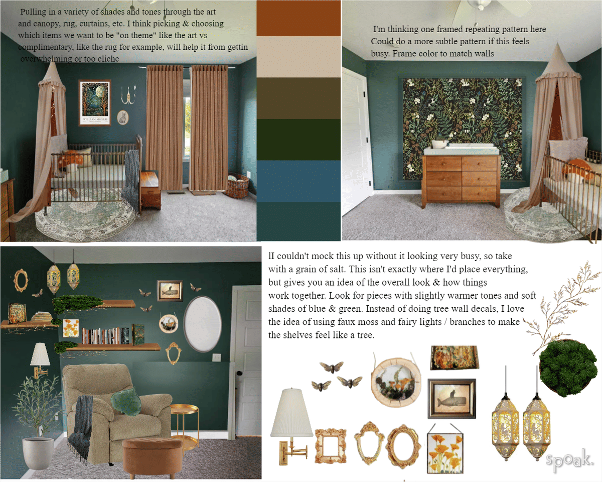 Nursery Inspiration designed by Samantha Erickson