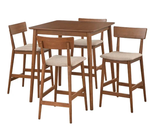 George Oliver Brilliana 5 - Piece Counter Height Dining Set | Wayfair added by Stefanie Adams