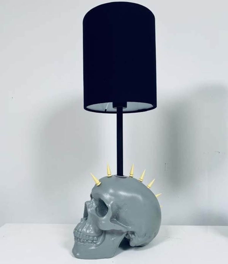 Mohawk Skull Lamp added by Robyn Bieber