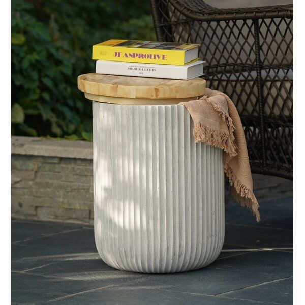 Tommen Rubberwood Solid Wood Side Table added by Spoak Member
