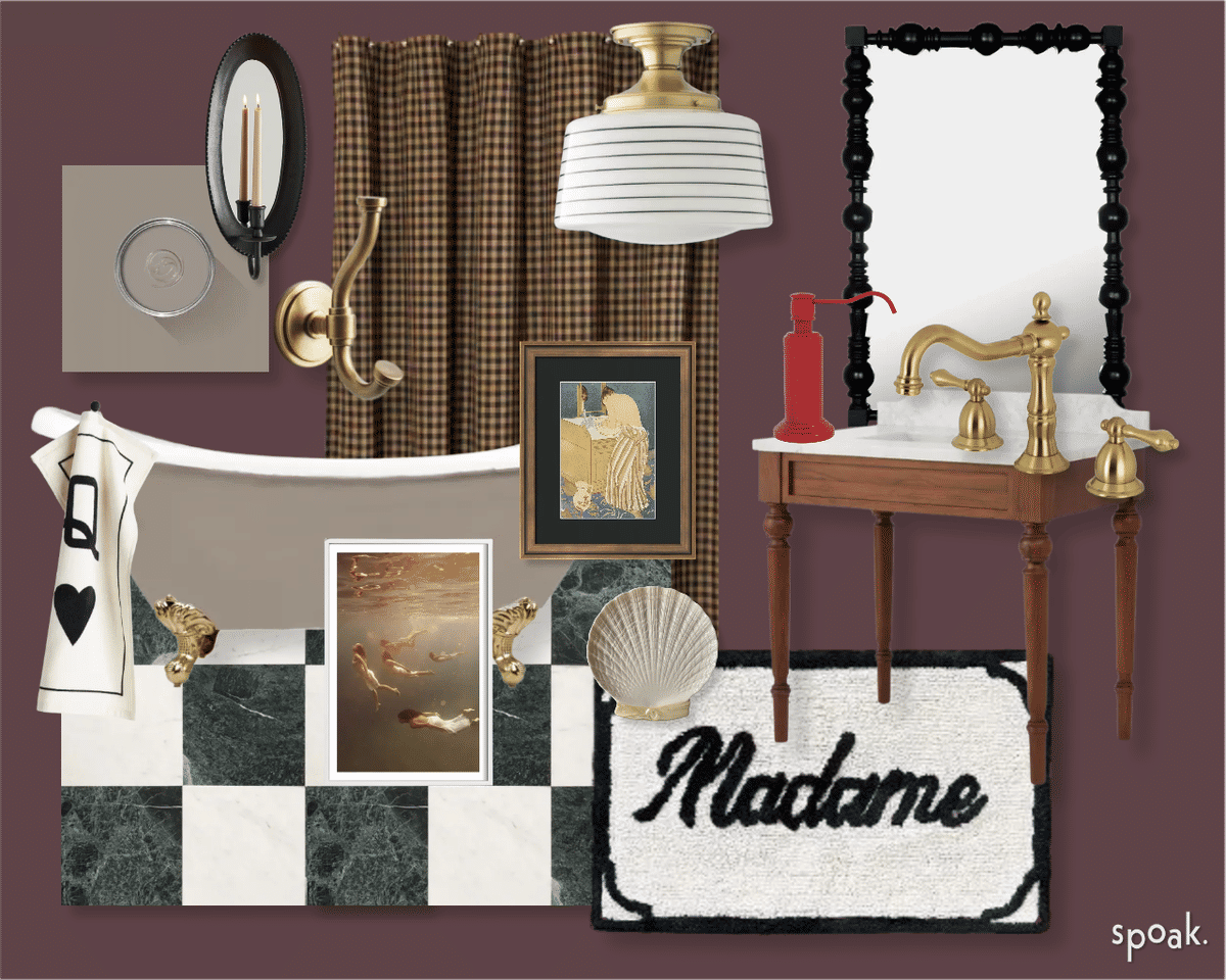 Bathroom Inspiration designed by Morgan Hatch