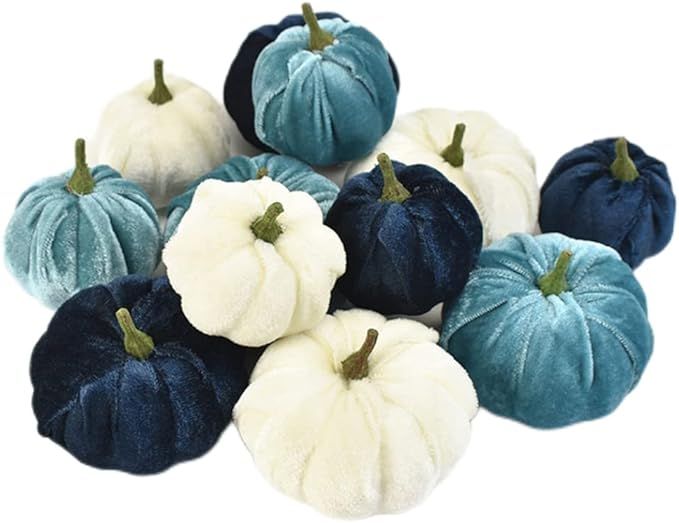 Weduspaty 12 Pcs Autumn Artificial Pumpkins  added by Dogwood Home Design
