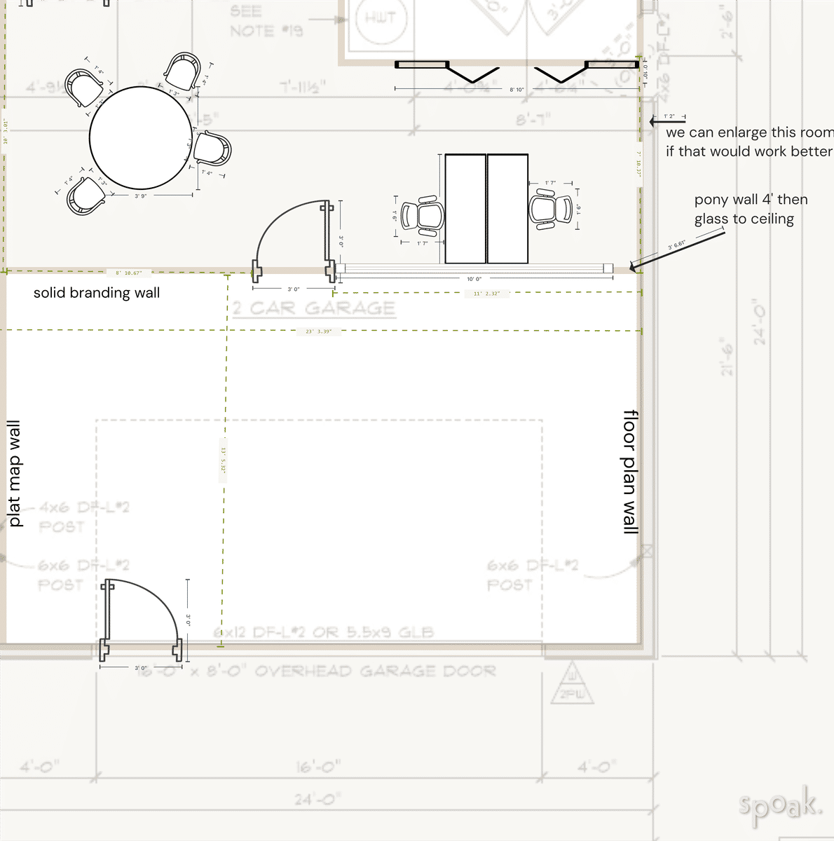 Garage Plan designed by Kendra Decker