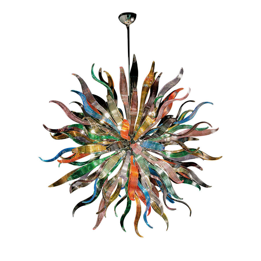 Large Multicolored Dalia Chandelier added by Molly Gaddy