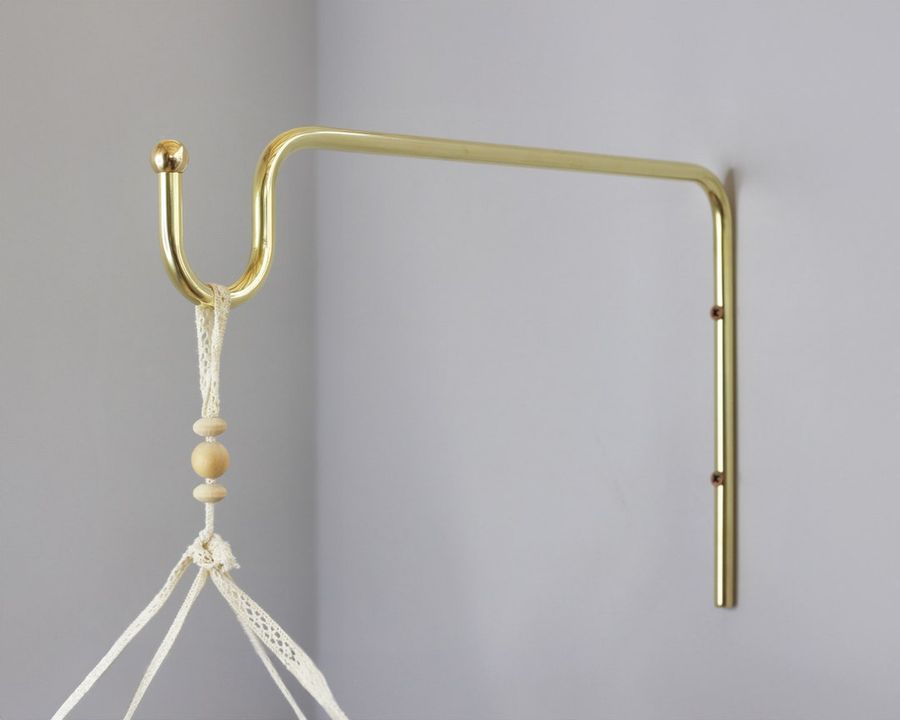 Brass Baby Crib Mobile Arm Nursery Mobile Hanger Holder - Etsy added by Caitlyn Baranano