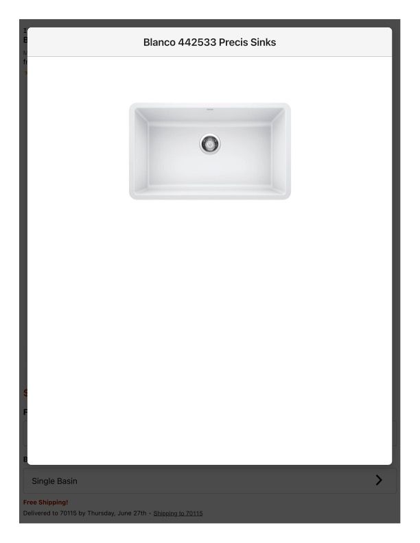 Blanco 442537 Precis 30" Undermount Single Basin SILGRANIT | Build.com added by Avery Foret