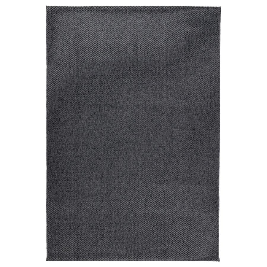 MORUM Rug flatwoven, in/outdoor, indoor/outdoor dark gray, 5 ' 3"x7 ' 7" - IKEA added by Spoak Member