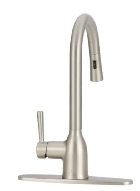 MOEN Adler Single-Handle Pull-Down Sprayer Kitchen Faucet with Power Clean and Reflex in Spot Resist Stainless 87233SRS - The Home Depot added by Mary Brown
