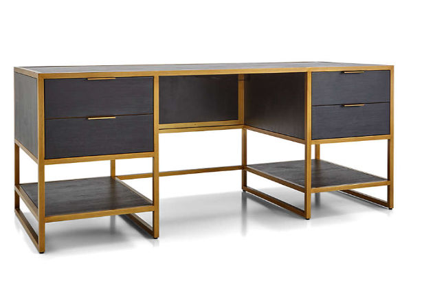 Oxford Black Executive Desk with Power Outlet added by Liz Scott