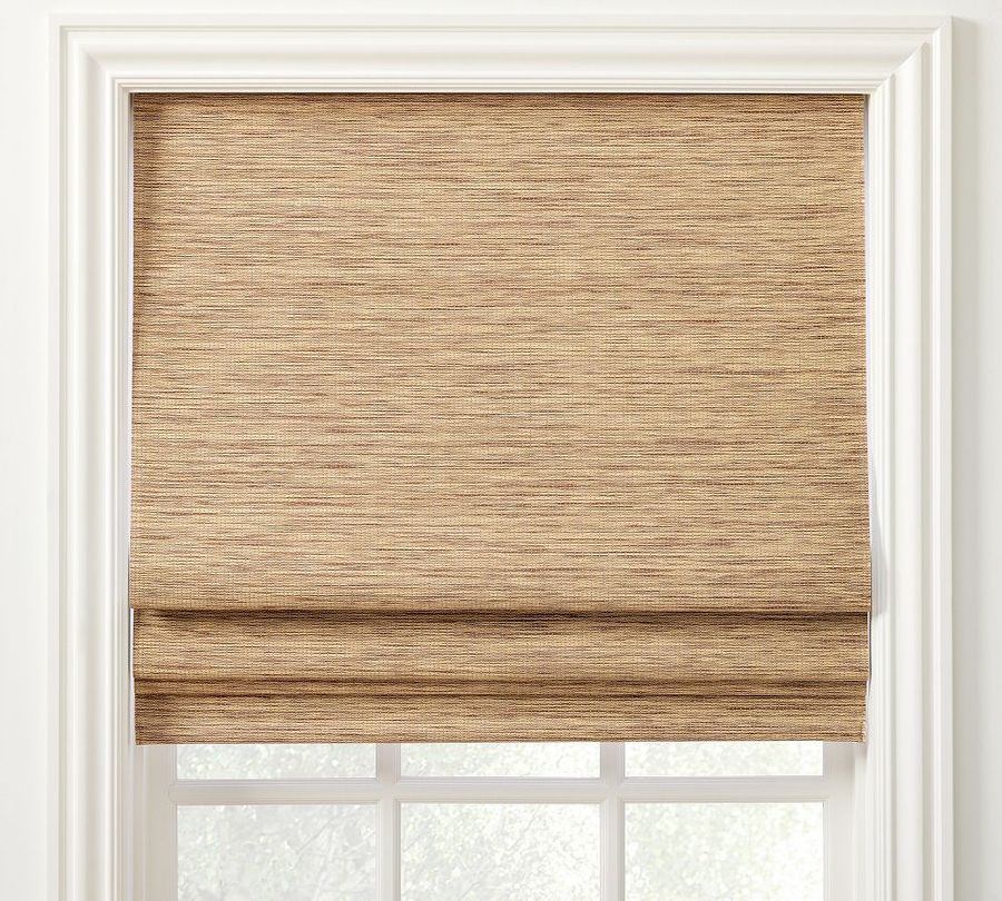 Custom Sutton Light Natural Blackout Roman Shade added by Lindsay Etter
