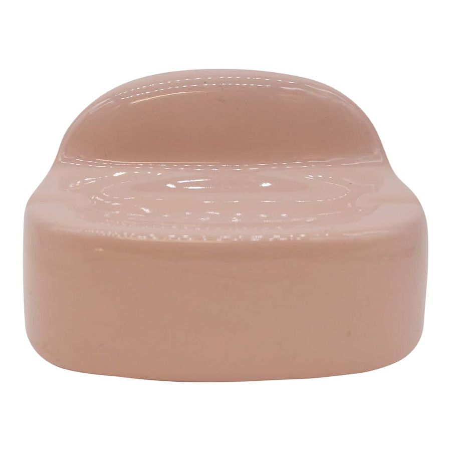 Reclaimed European Pale Pink Ceramic Soap Dish added by Serena Finnerty