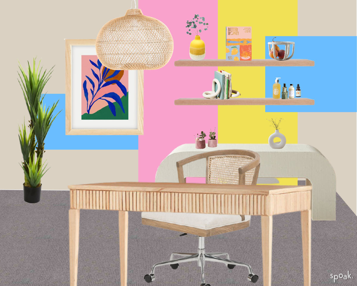 Pink Craft Room Ideas designed by Lauren Steury