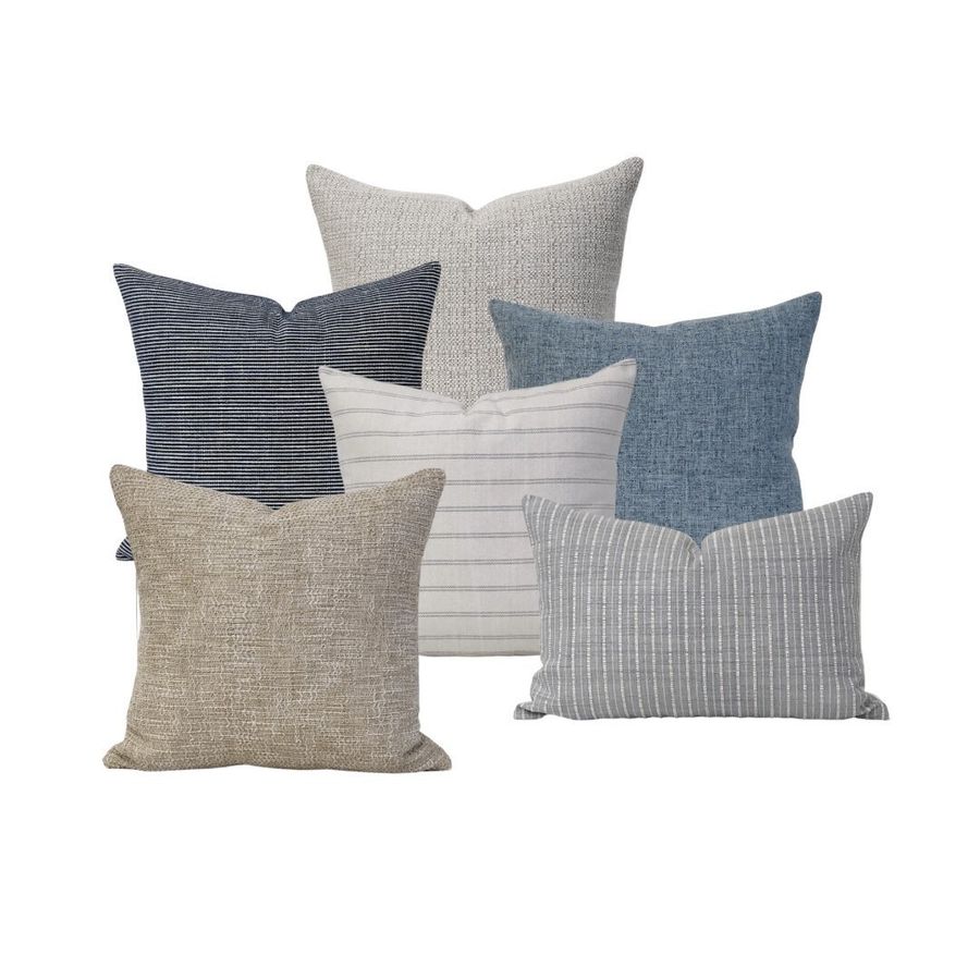 Pillow Combo // Coastal Cool // Set of Six // Throw Pillow - Etsy added by Stephanie Northrop