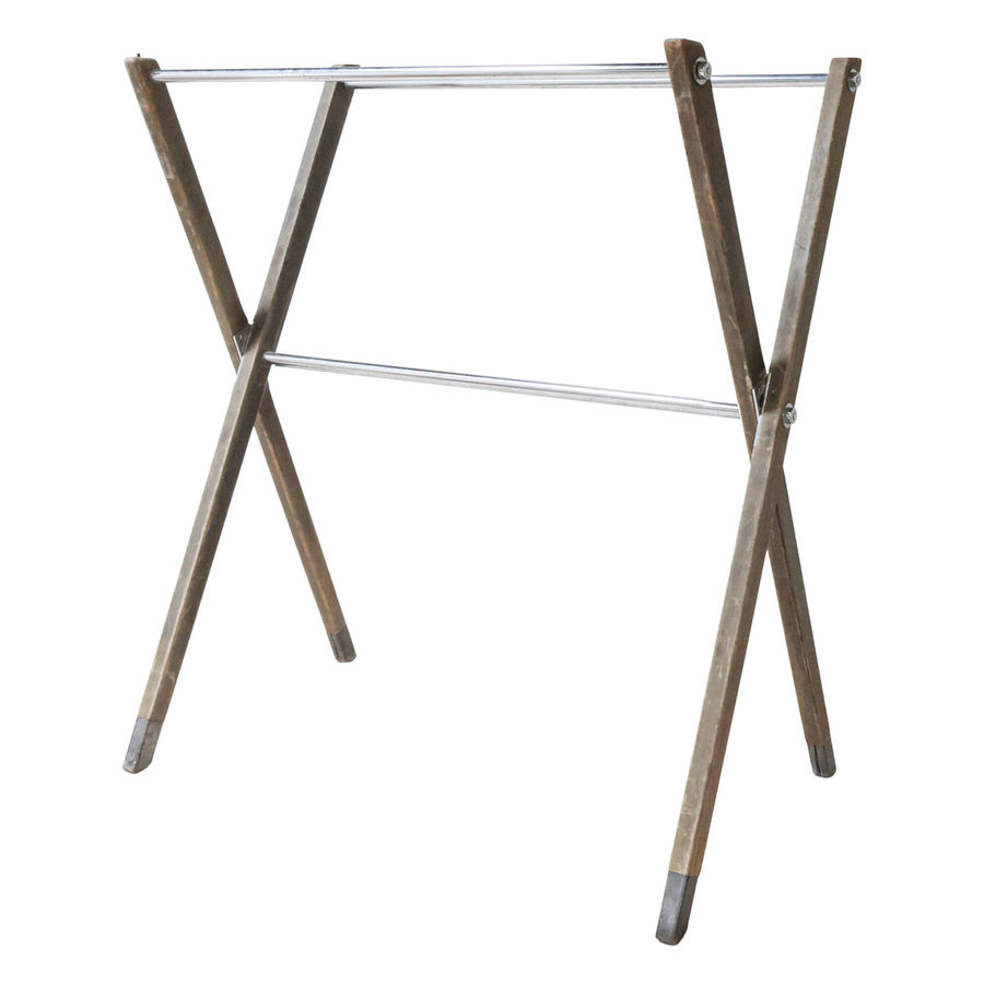 Wood Crossed Clothing Rack added by Serena Finnerty