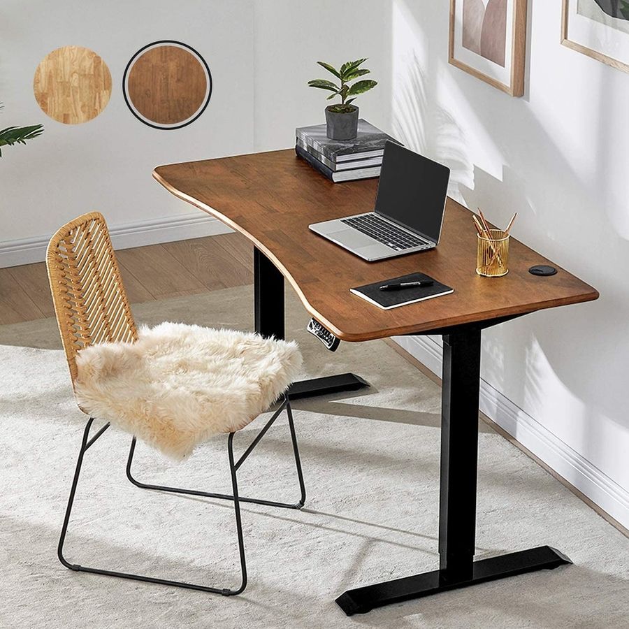 Mopio Sterling Solid Wood Adjustable Standing Desk (47") - 53" Walnut added by Katie Carpenter