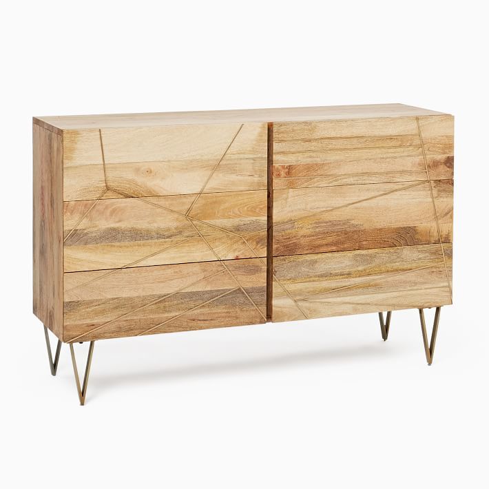 Roar & Rabbit™ Brass Geo Inlay 6-Drawer Dresser added by Rachel Graup