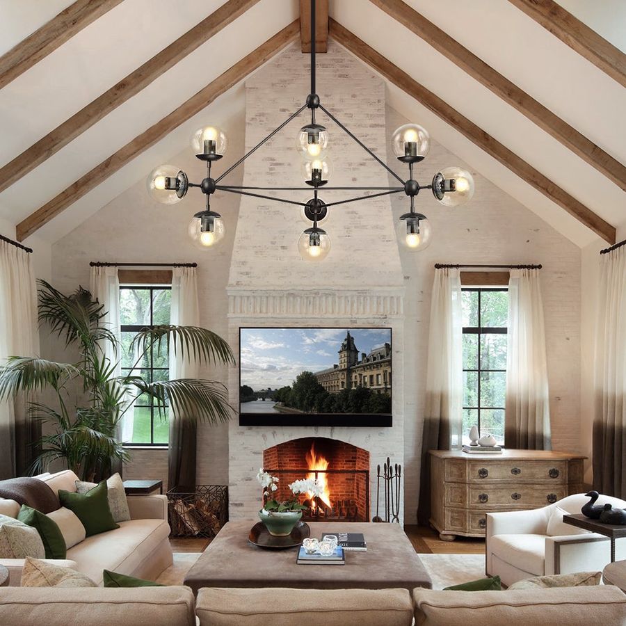 Farmhouse Globe Glass Modo Chandelier added by Stacia Fridley