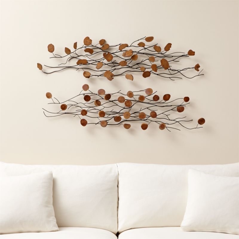 'Teakroot Discs' Wood Wall Art, Set of 3 + Reviews | Crate & Barrel added by SilverLake-LA Parachute