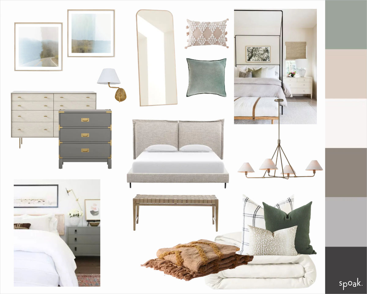 Bedroom Inspiration designed by Kate Lynn Nemett
