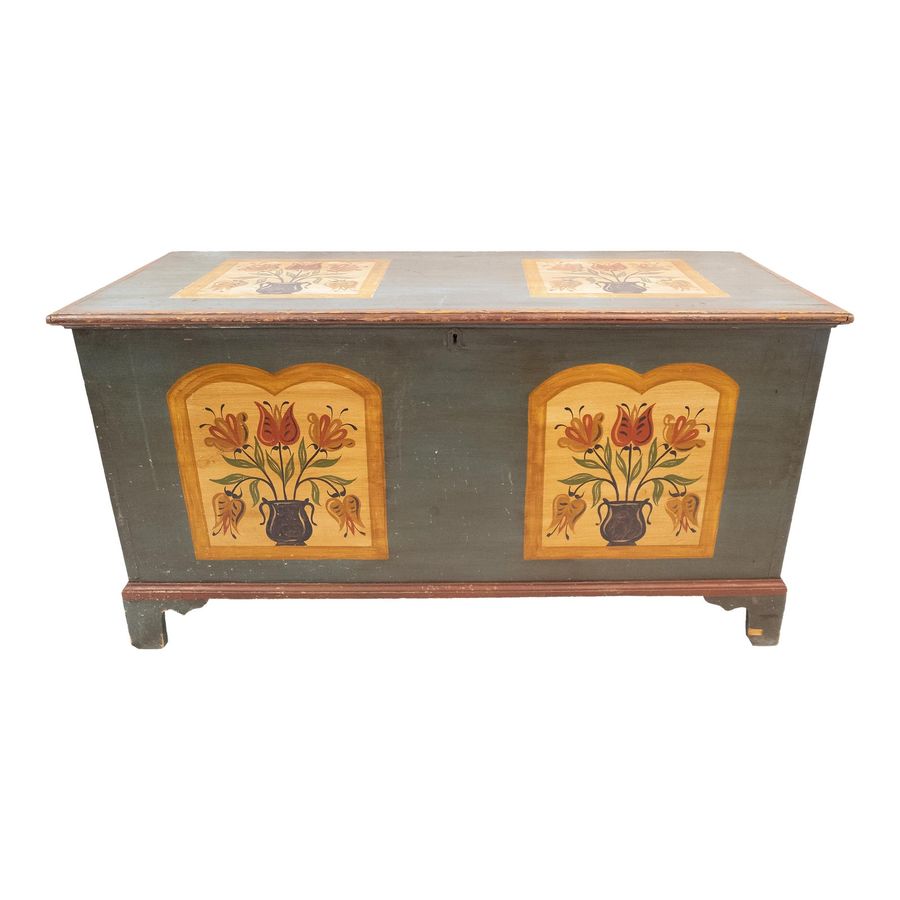 19th Century Re-Painted Pennsylvania Dutch Blanket Chest added by Nora Abramov