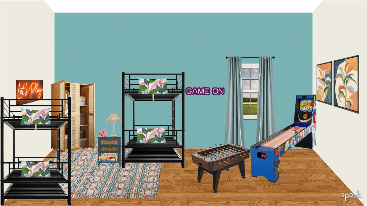 Game Room Inspiration designed by Jennalee Rogers