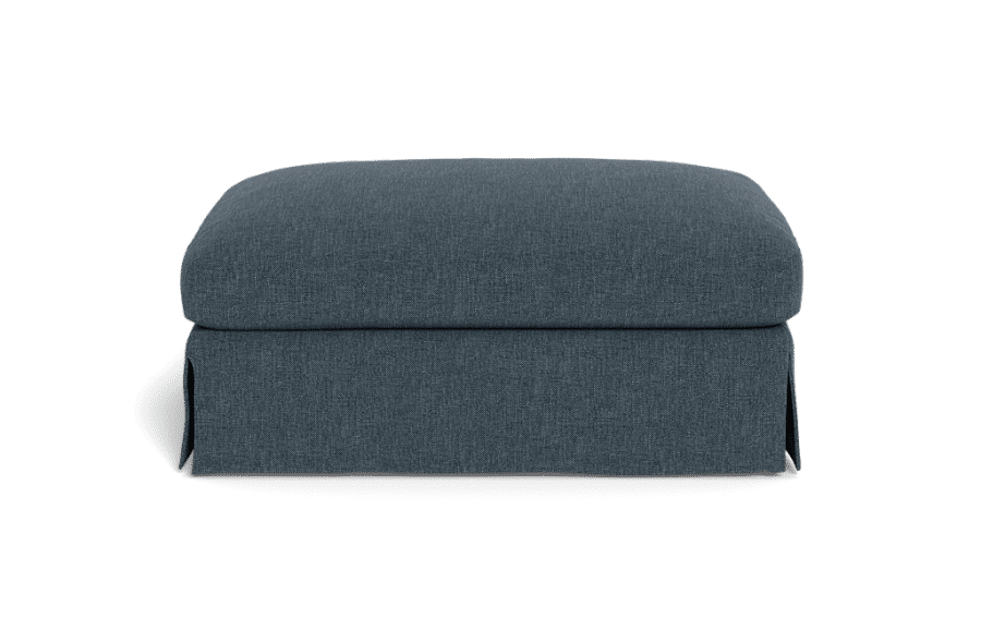 Maxwell Slipcovered Ottoman 58"l x 28"d x 16"h in Wave Performance Basketweave added by Kate Lynn Nemett