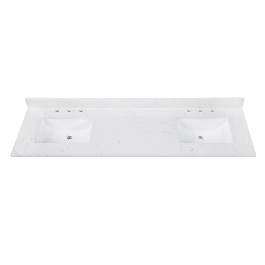 Avanity Cala 73" Double Bathroom Vanity Top in Engineered Stone with Sink | Wayfair added by Lilian Pepito