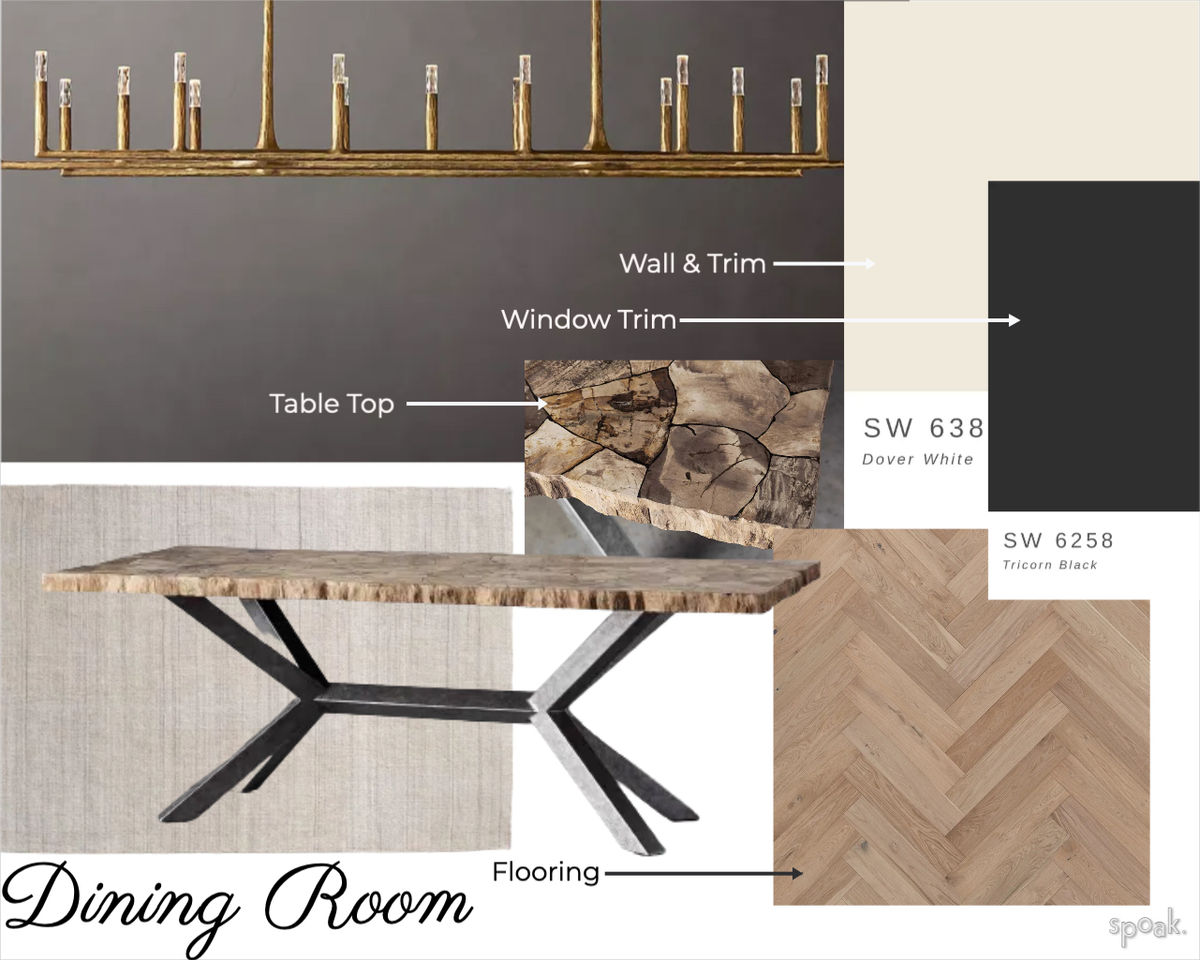 Dining Room Inspiration designed by Fraceska Schofield