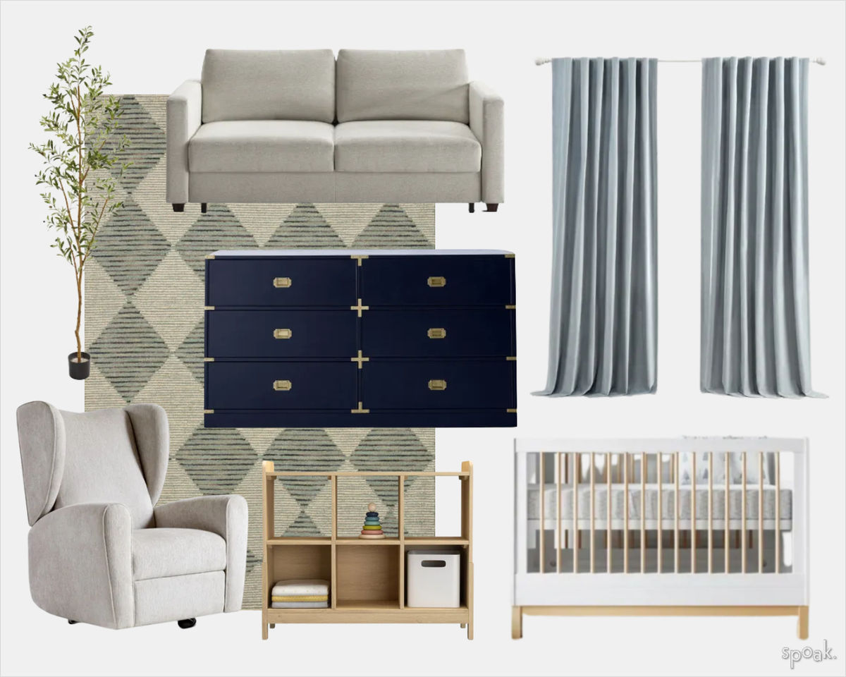 Nursery Inspiration designed by Grace Wagenman