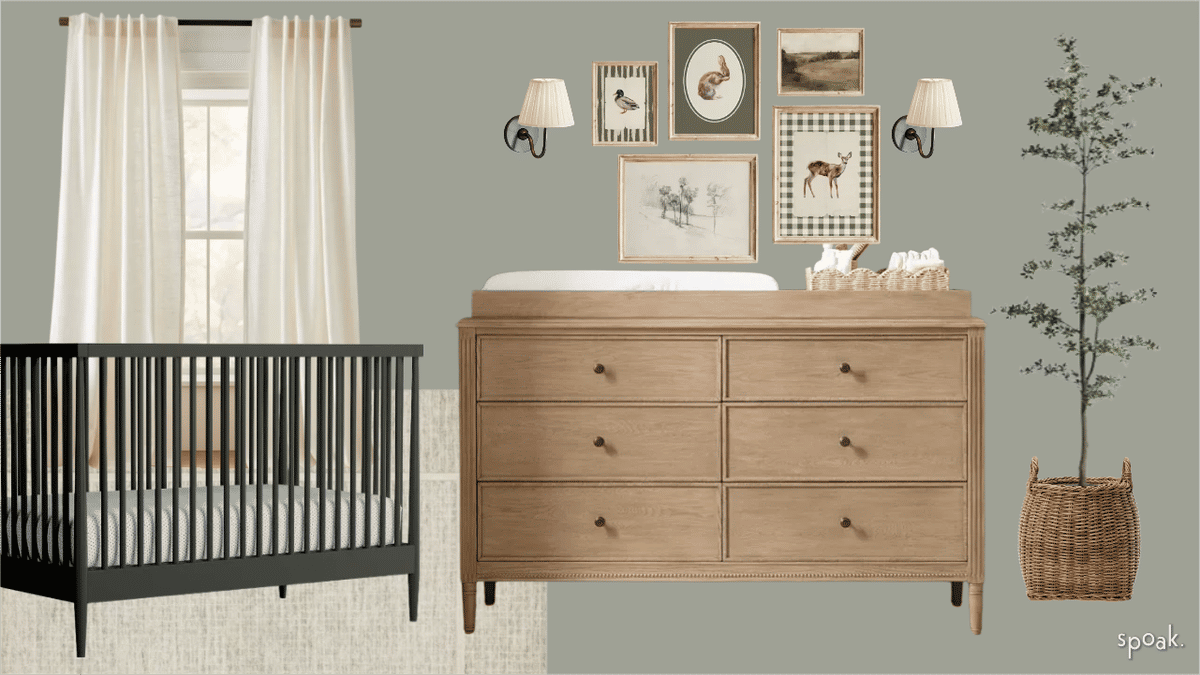 Nursery Inspiration designed by Dappled Willow Decor