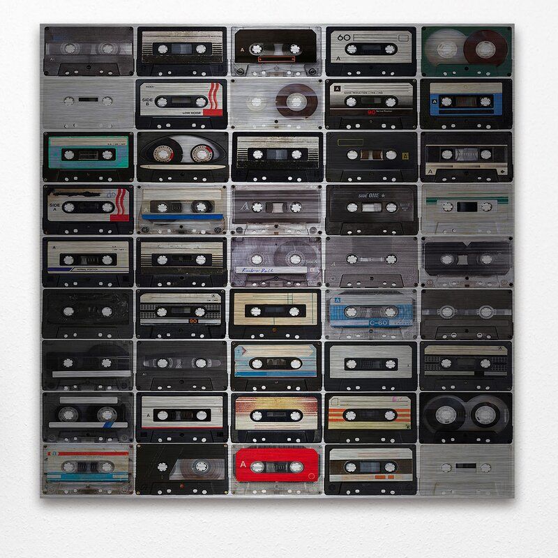 " Cassette Rows " on Canvas added by sallie tyler