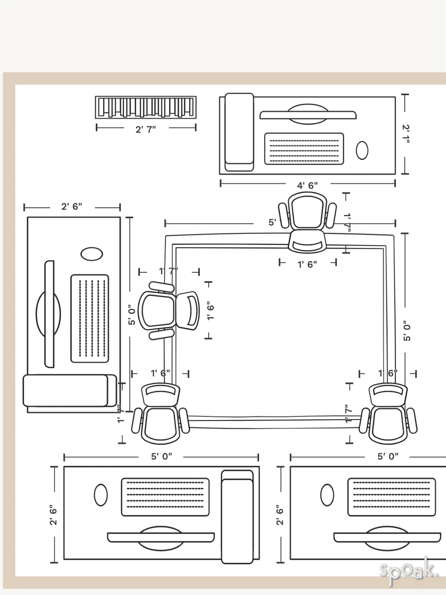 Library Plan designed by Claudia Fiestas