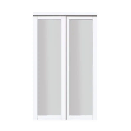 Renin Euro Glass Sliding Closet Doors with Installation Hardware Kit | Wayfair added by Spoak Member