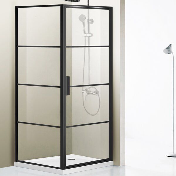 Sondrio 35.6" W x 76" H Rectangle Pivot Shower Enclosure added by Tyler Johnson