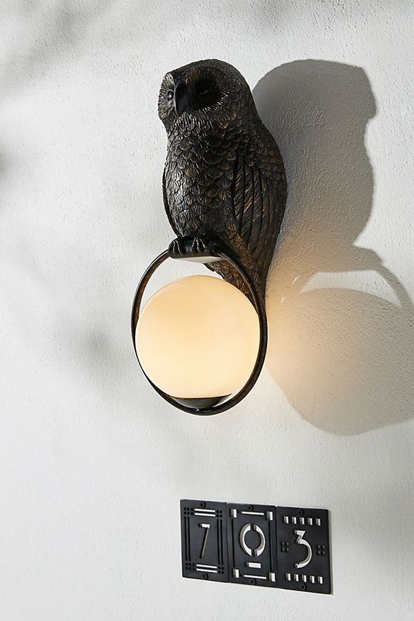 Woodland Owl Sconce added by Bethesda Home Stylist