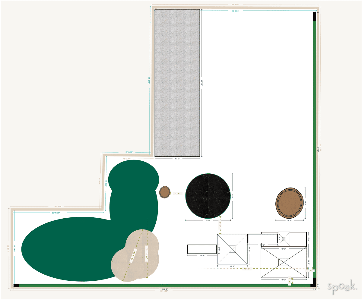 Outdoor Plan designed by Lisa Worrell