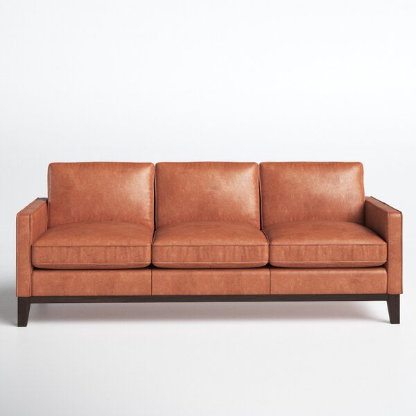 Cascades 84.5'' Leather Sofa added by Hayley Andreesen