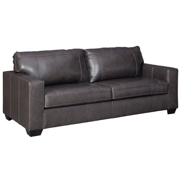 Mcnamee 85'' Vegan Leather Sleeper Sofa added by Janae Sullivan