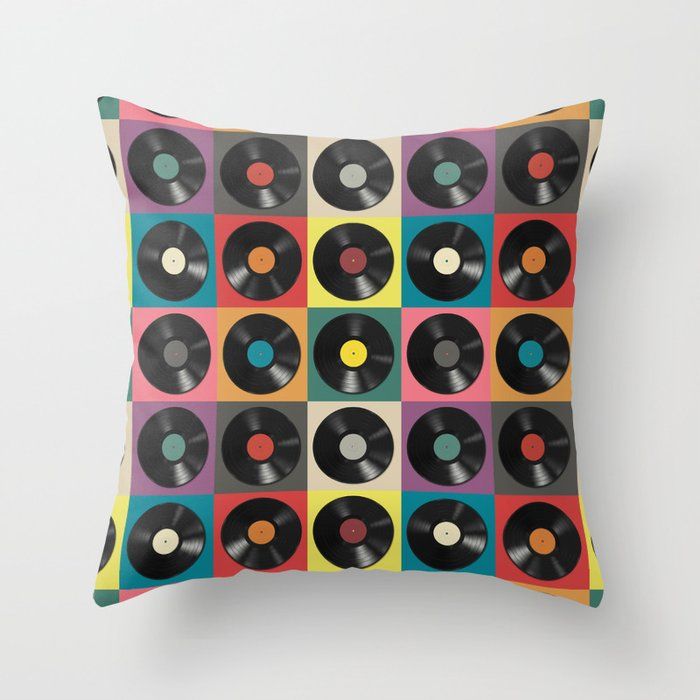 Vinyl Record Throw Pillow by newyorker01 added by Tiara Russell