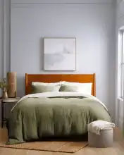 Organic Airy Gauze Duvet Cover Set | Quince added by Mia Maine de Biran
