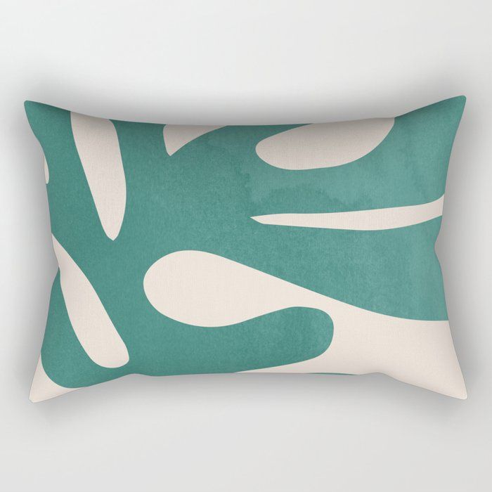 Matisse Cutout  1 Rectangular Pillow by DreamPrintDesigns | Society6 added by McKenna Morey