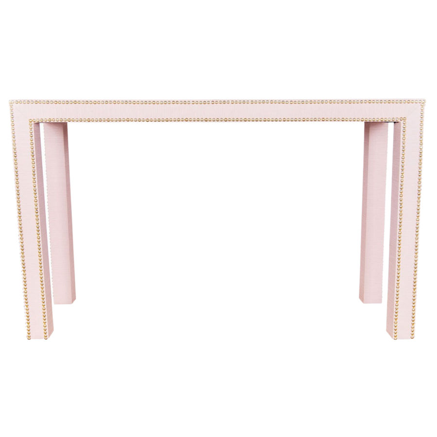 Celine Grasscloth Parsons Table added by Courtney Brennan