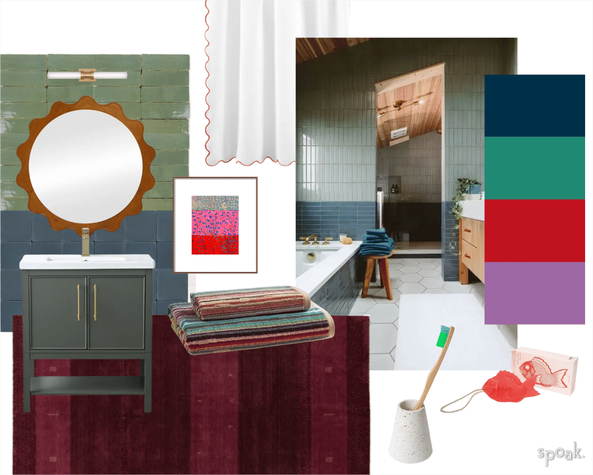 Bathroom Inspo designed by Shannon Stucke
