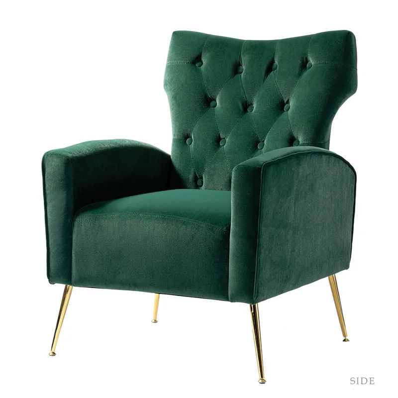Groombridge 28'' Wide Tufted Wingback Chair added by Samantha Newman