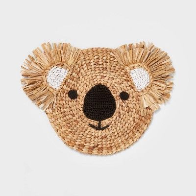 Water Hyacinth Koala Head Wall Decor Natural - Pillowfort™ added by Emily Perdue