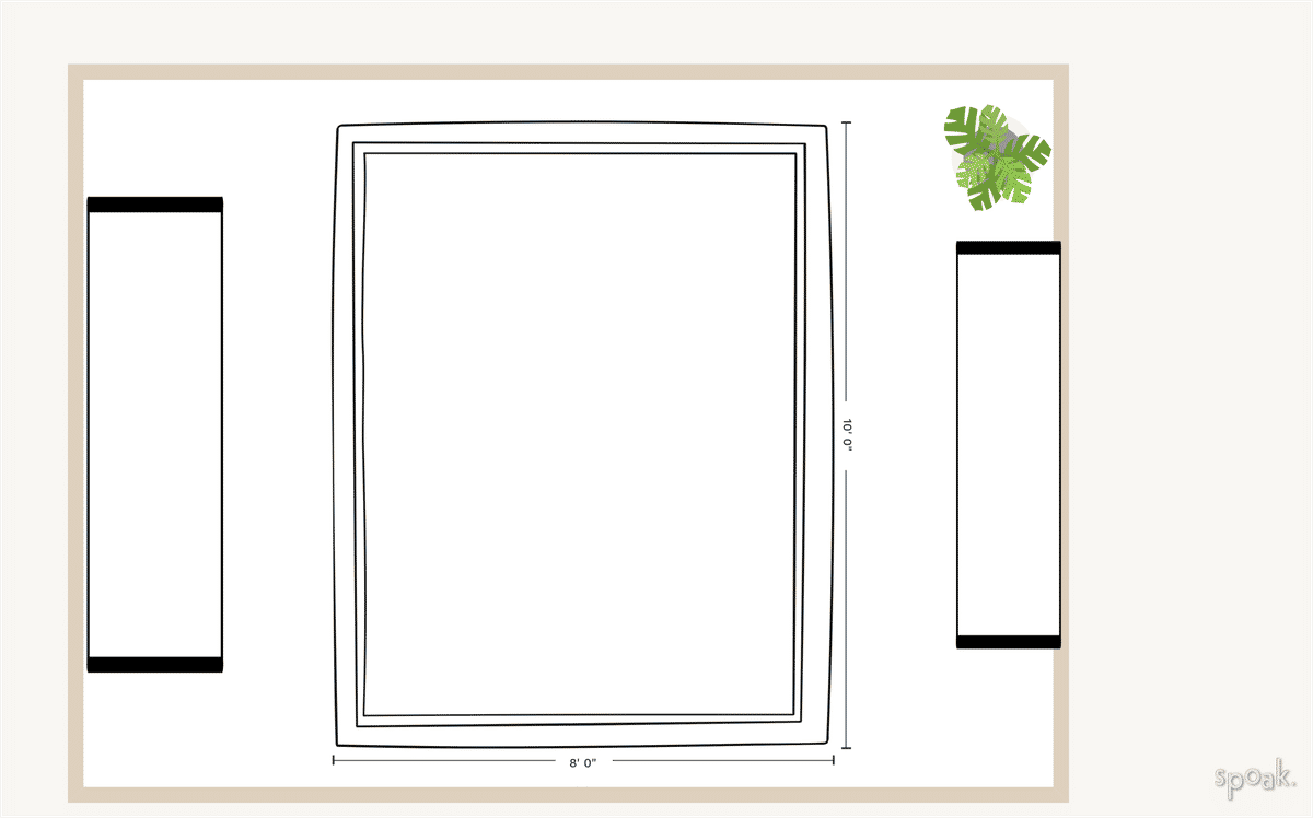 Hallway Plan designed by Jessica Arford
