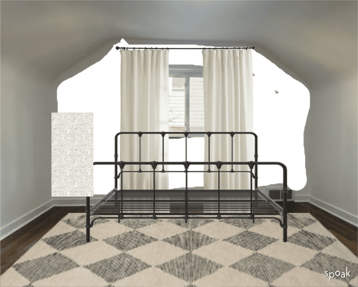 Industrial Bedroom Ideas designed by Nikki Naccarato
