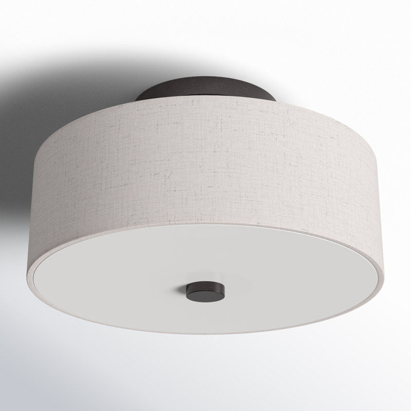 Flaire Fabric Semi Flush Mount added by Jessica Greer