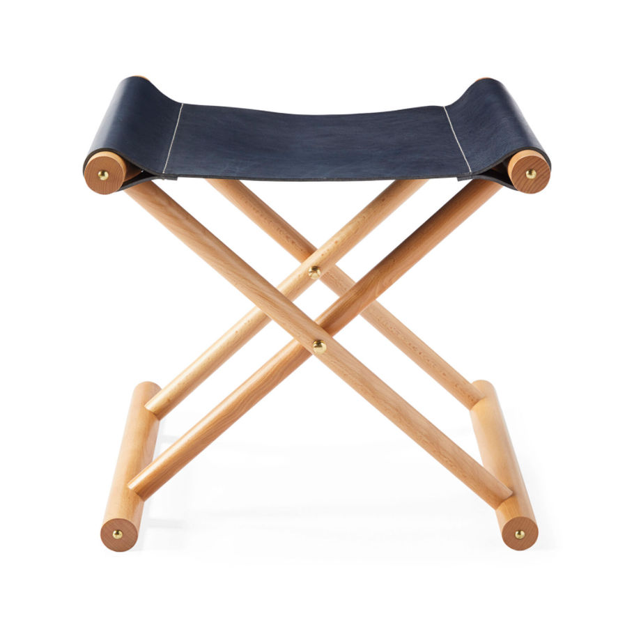 Cooper Leather Stool added by Liliane Haas